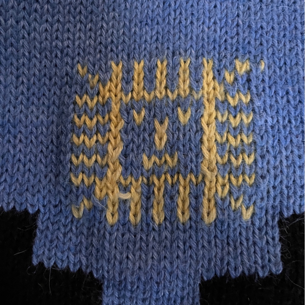Artistic Patchwork Women's Sweater - Picture 6 of 10